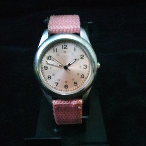 Working Pre-Loved No Brand Pink Silver Tone Watch